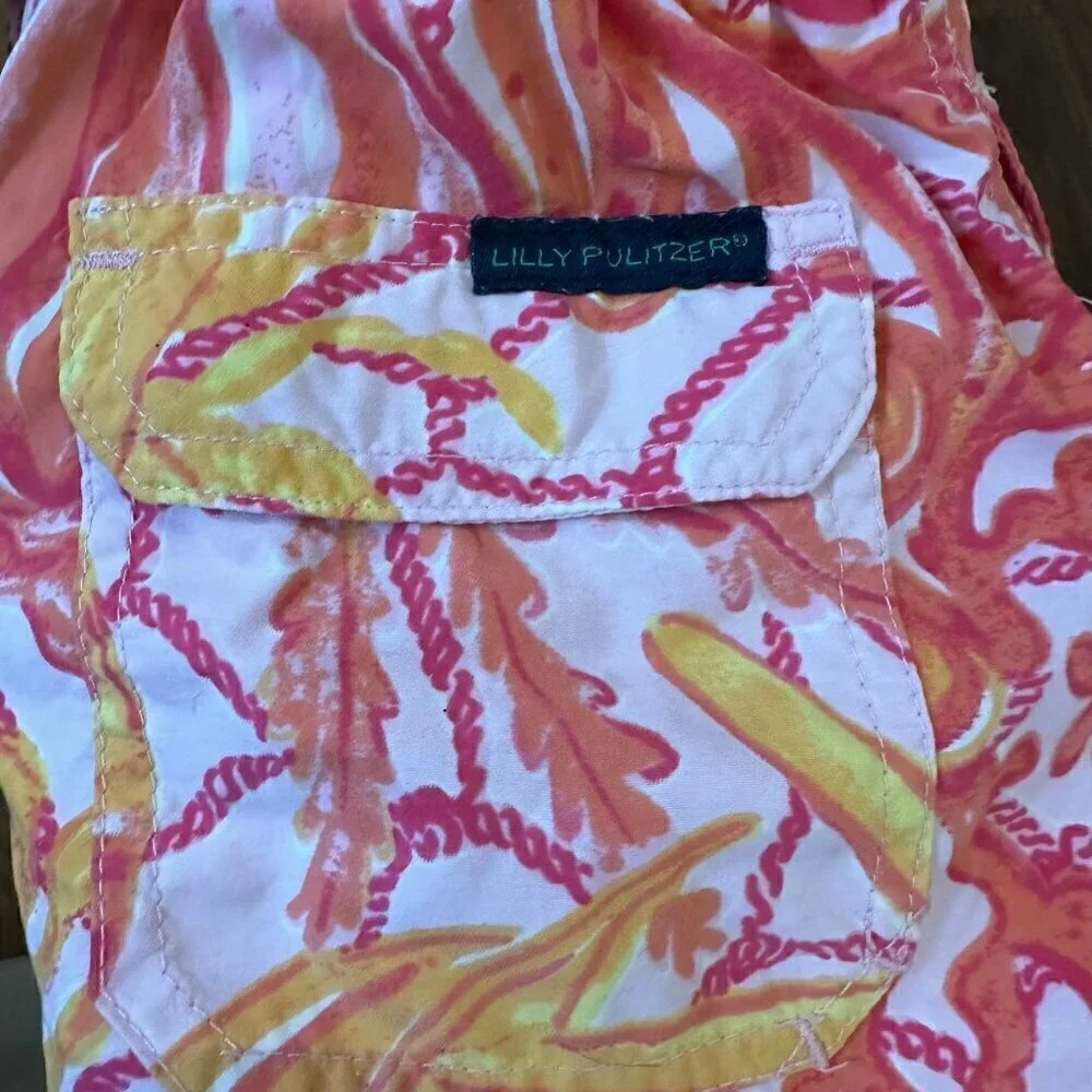 Lilly Pulitzer Jr. Capri boys swim trunks